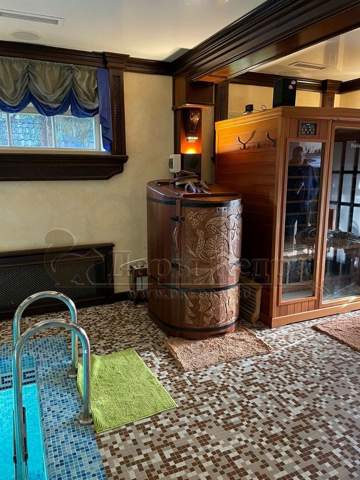 Готовый комплект «Универсальный»: кедровая бочка с парогенератором + био-защита изнутри и снаружи